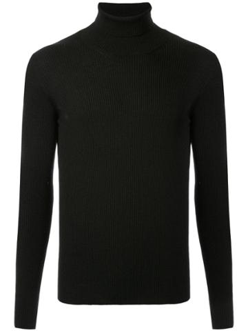 Ernest W. Baker Ribbed Turtleneck Jumper - Black
