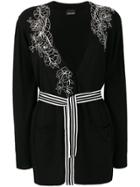 Ermanno Ermanno Tie Waist Cardigan - Black