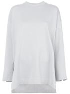 Y-3 Striped Back Knitted T-shirt - Grey