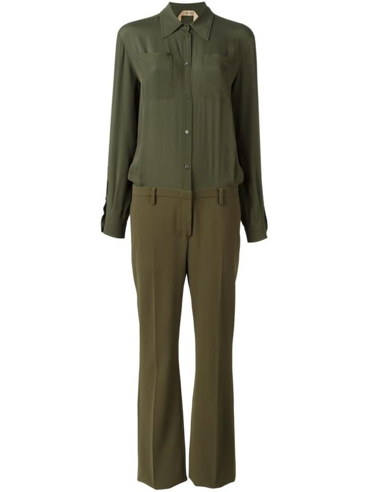 No21 Shirt Jumpsuit