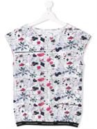John Galliano Kids Teen Journal Print T-shirt - White