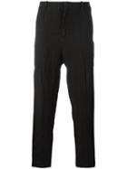 Transit Distressed Trousers, Men's, Size: Xl, Black, Linen/flax/cotton