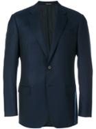 Giorgio Armani - Classic Blazer - Men - Viscose/cashmere/virgin Wool - 54, Blue, Viscose/cashmere/virgin Wool