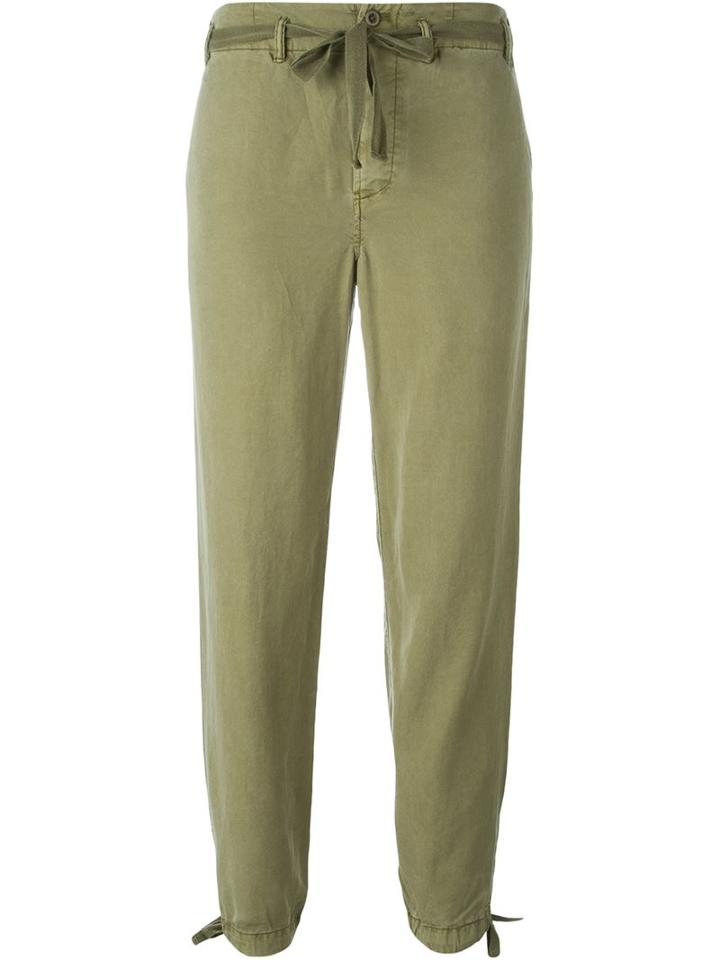 Polo Ralph Lauren Tie Details Cropped Trousers