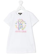Roberto Cavalli Kids - Logo Print T-shirt - Kids - Cotton/spandex/elastane - 2 Yrs, Toddler Girl's, White