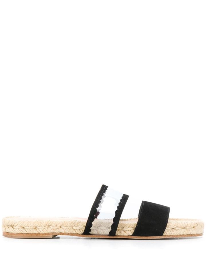 Solange Sandals Slip-on Espadrille Sandals - Black