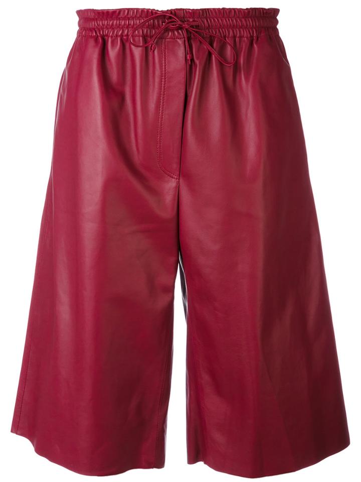 Joseph Drawstring Knee-length Shorts - Red