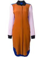Penelophe's Sphere Colour Block Shirt Dress, Women's, Size: Medium, Silk