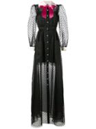 Gucci - Pussy Bow Polka Dot Shirt Dress - Women - Silk/cotton/polyamide/viscose - 40, Black, Silk/cotton/polyamide/viscose