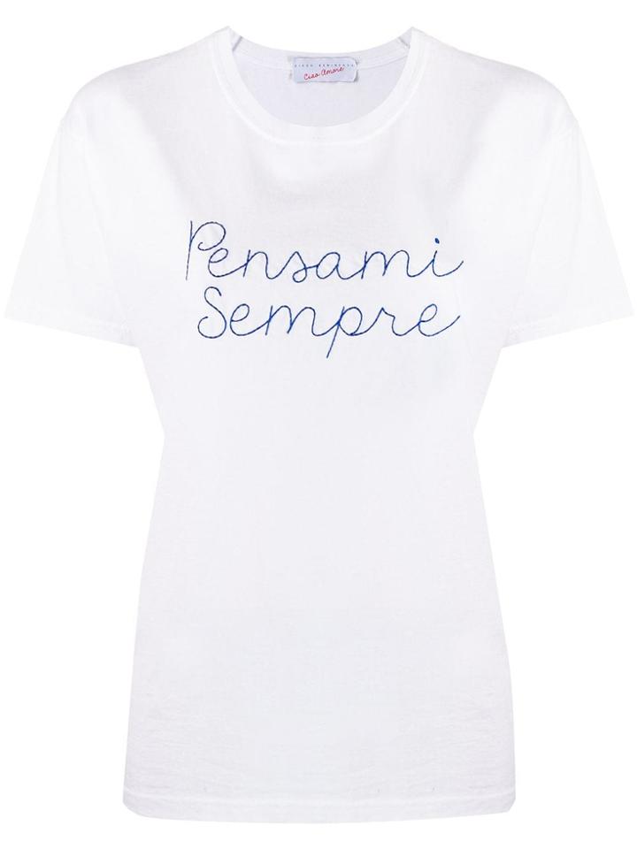Giada Benincasa Pensami Sempre T-shirt - White