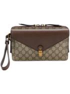 Gucci Gg Supreme Document Holder - Brown