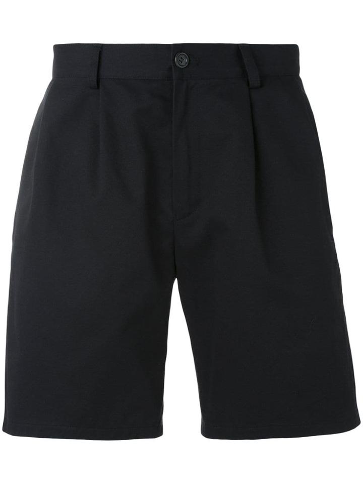 Gosha Rubchinskiy Logo Embroidery Bermudas - Black
