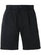 Gosha Rubchinskiy Logo Embroidery Bermudas - Black