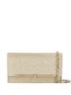 Casadei Glitter Clutch Bag - Gold