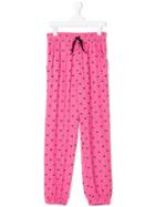 Kenzo Kids - Teen Eyes Track Pants - Kids - Viscose - 16 Yrs, Pink/purple