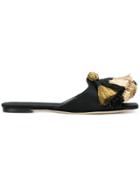 Sanayi 313 Tassel Detail Sandals - Black