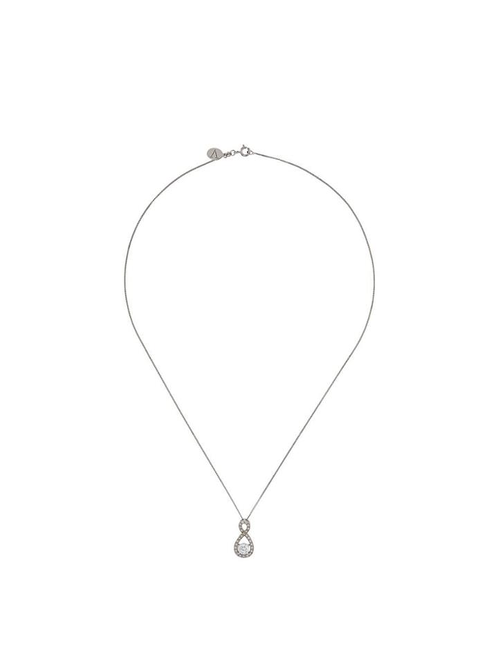 V Jewellery Eternal Pendant Necklace - Silver