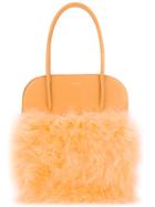 Nina Ricci Panelled Fluffly Tote - Yellow & Orange