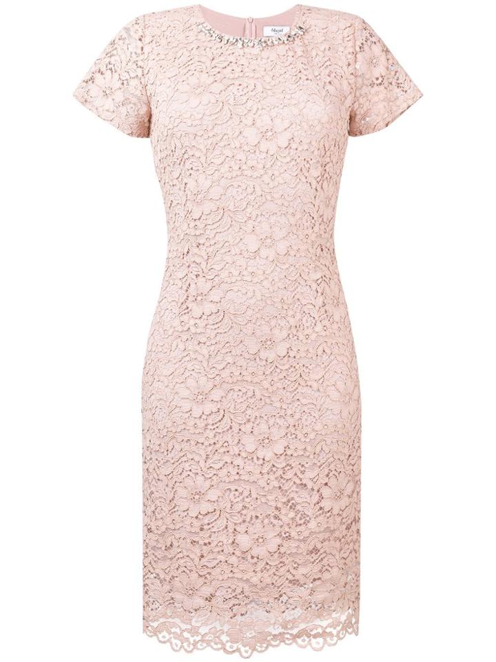 Blugirl Floral Lace Dress - Neutrals