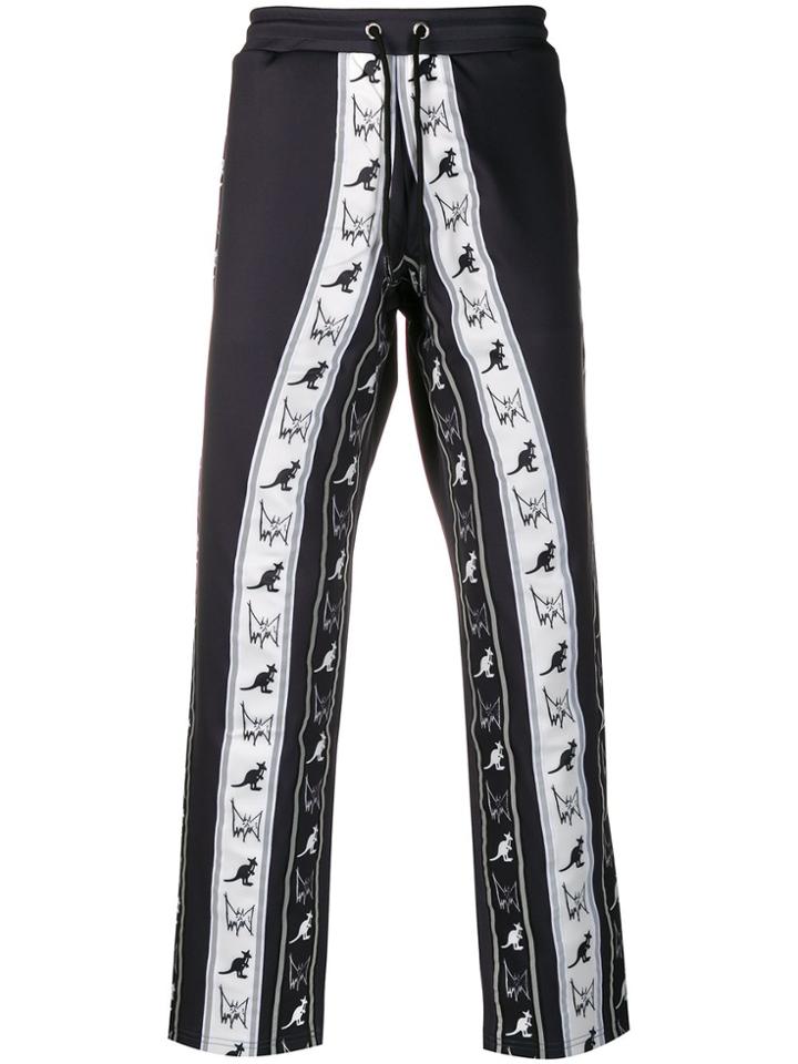 Mjb Marc Jacques Burton X Kangol Kangaroo Band Track Pants - Black