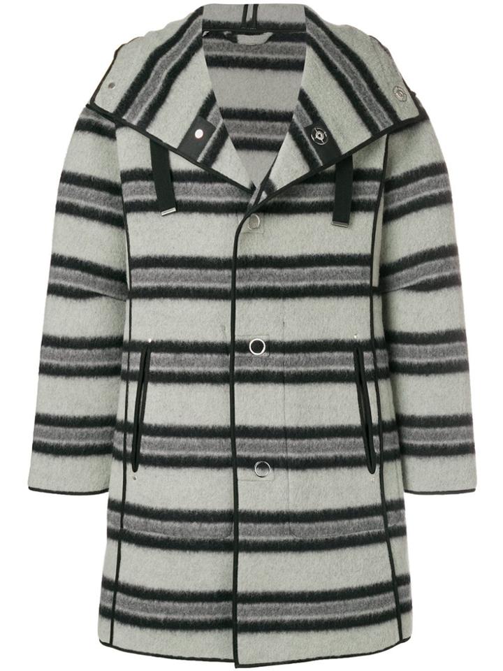 Lanvin Striped Loose Jacket - Grey