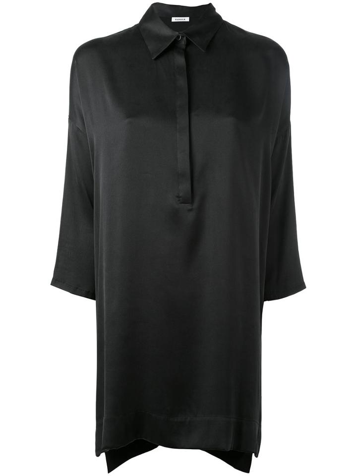 P.a.r.o.s.h. Long Shirt, Women's, Size: Medium, Black, Silk/spandex/elastane