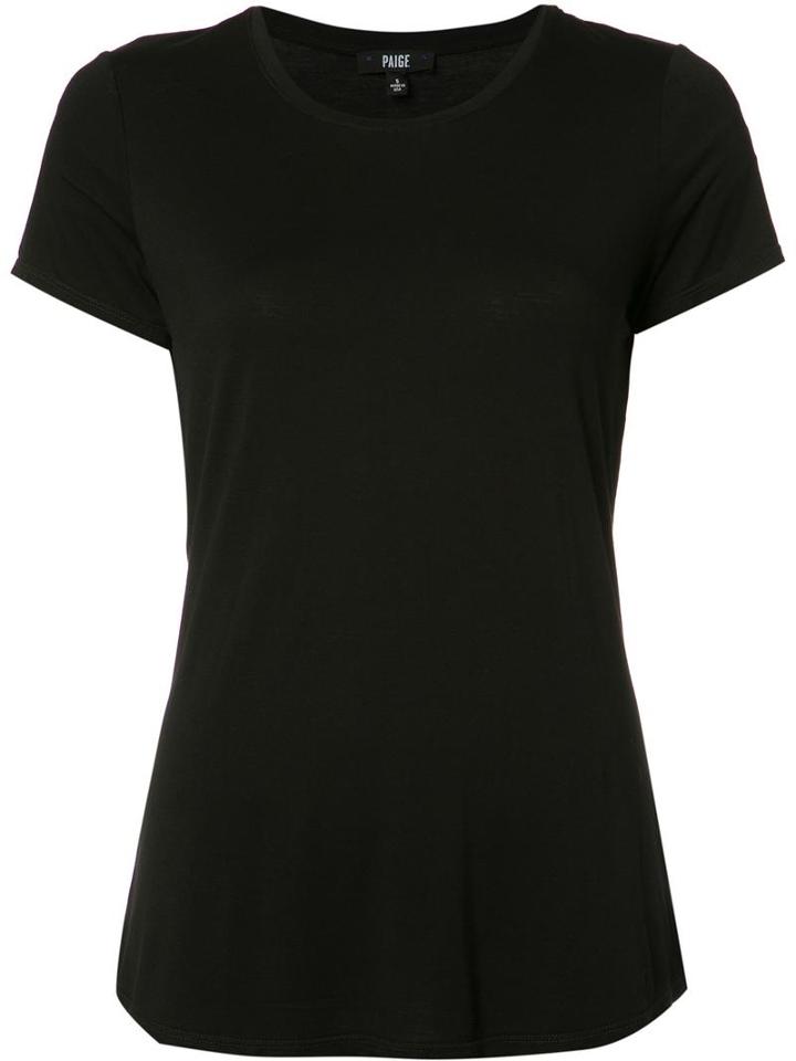 Paige Classic T-shirt, Women's, Size: Medium, Black, Rayon/spandex/elastane