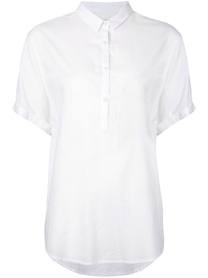 Current/elliott Shortsleeved Shirt, Women's, Size: 2, White, Cotton