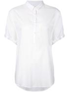 Current/elliott Shortsleeved Shirt, Women's, Size: 2, White, Cotton