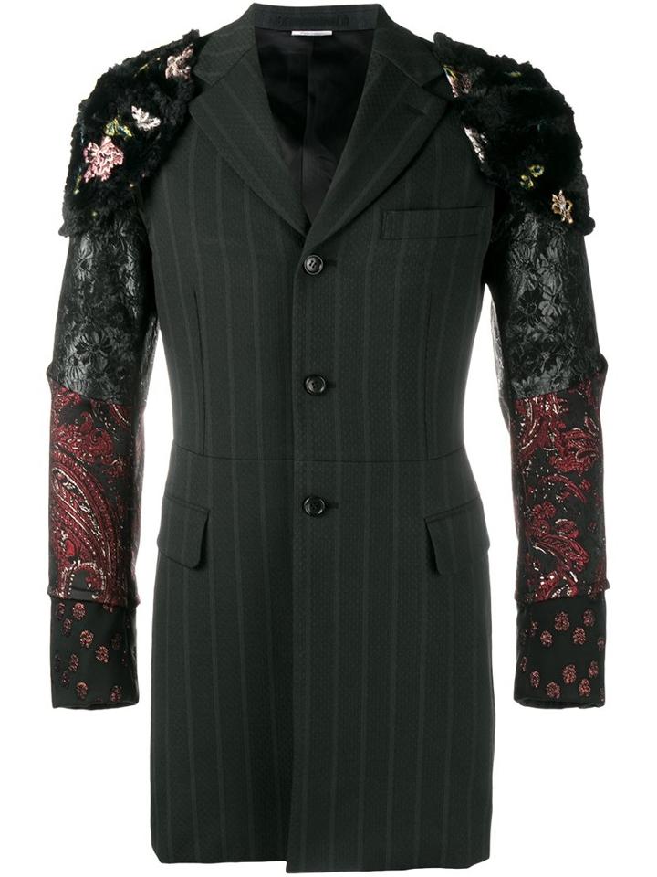 Comme Des Garçons Homme Plus Contrast Sleeve Blazer