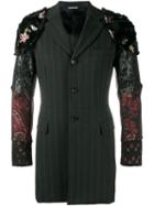 Comme Des Garçons Homme Plus Contrast Sleeve Blazer