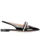 Bally Ali Slingback Ballerina Shoes - Black