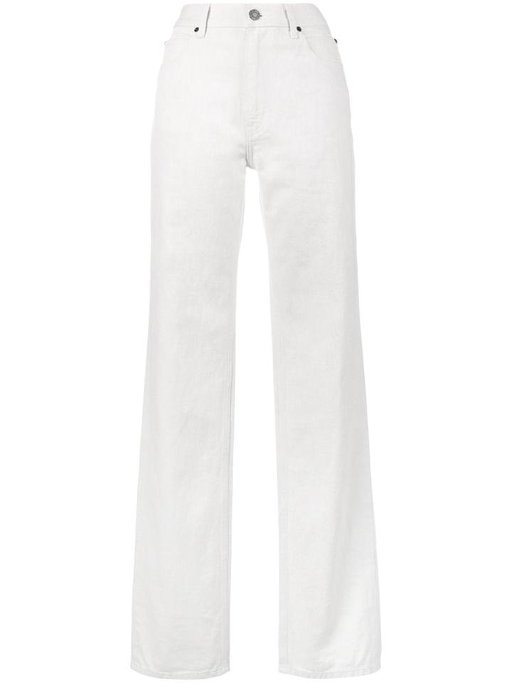 Calvin Klein 205w39nyc High Rise Straight Leg Jeans - White