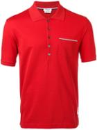 Thom Browne Chest Pocket Polo Shirt, Men's, Size: Iv, Red, Cotton