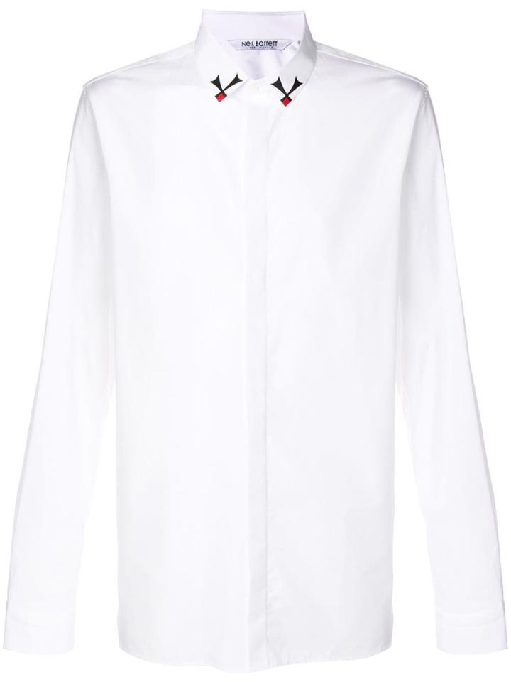 Neil Barrett Military Star Print Shirt - White
