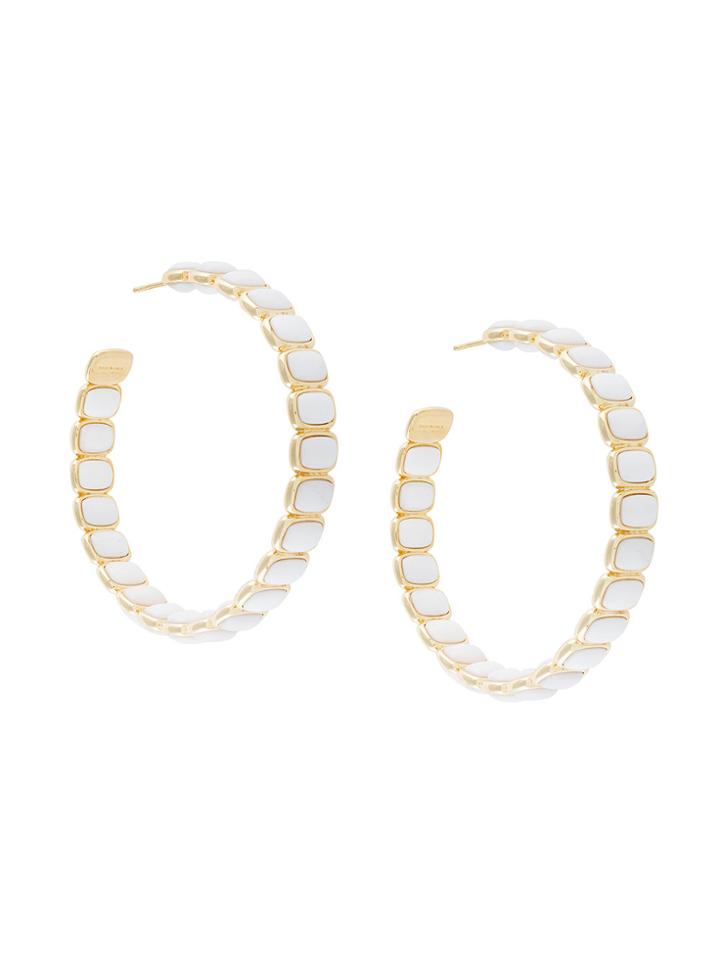 I.v.i. Maghlia Toy Hoop Earrings - White