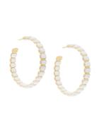 I.v.i. Maghlia Toy Hoop Earrings - White