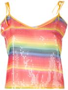 Daizy Shely - Rainbow Stripe Tank - Women - Polyester - 44, Polyester
