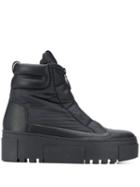 Vic Matie Stacked-sole Ankle Boots - Black