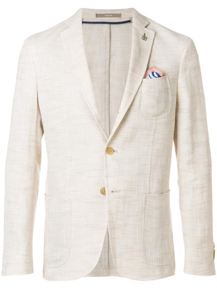 Paoloni Lightweight Blazer - Nude & Neutrals