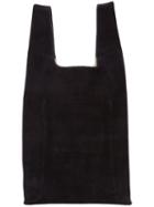Hayward Shopper Tote, Women's, Black, Calf Suede