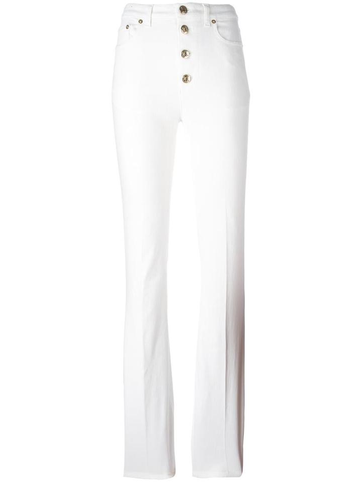 Sonia Rykiel Flared Jeans, Women's, Size: 36, White, Cotton/polyurethane