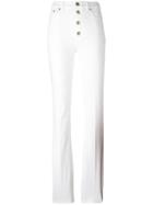 Sonia Rykiel Flared Jeans, Women's, Size: 36, White, Cotton/polyurethane