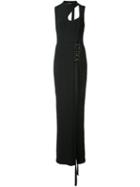 Rebecca Vallance Billie Cutout Gown, Women's, Size: 10, Black, Polyester/spandex/elastane