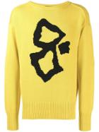 Joseph Embroidered Long-sleeve Sweater - Yellow
