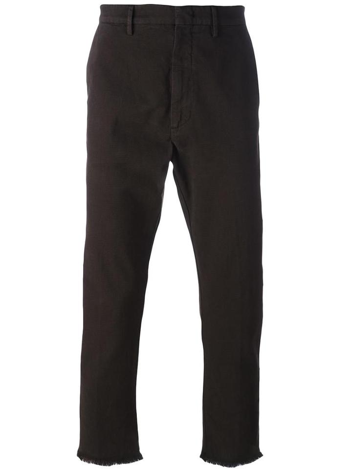 Pence Classic Chinos, Men's, Size: 46, Brown, Cotton/spandex/elastane