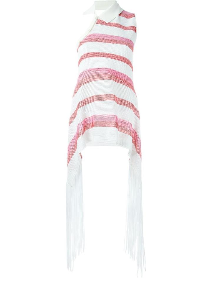 Stella Mccartney Striped Knit Asymmetric Top