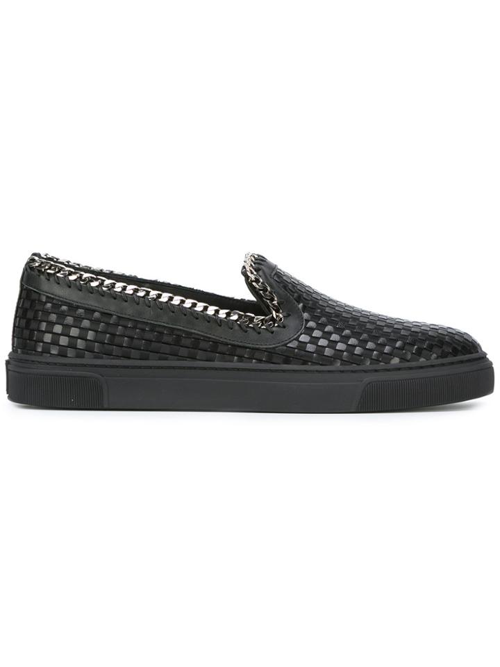 Louis Leeman Textured Trainers - Black