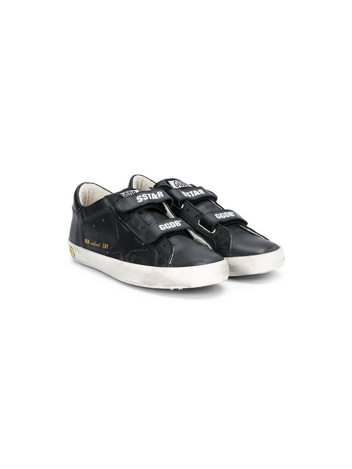 Golden Goose Deluxe Brand Kids Superstar Sneakers - Black