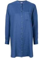 Aspesi Classic Flared Shirt Dress - Blue